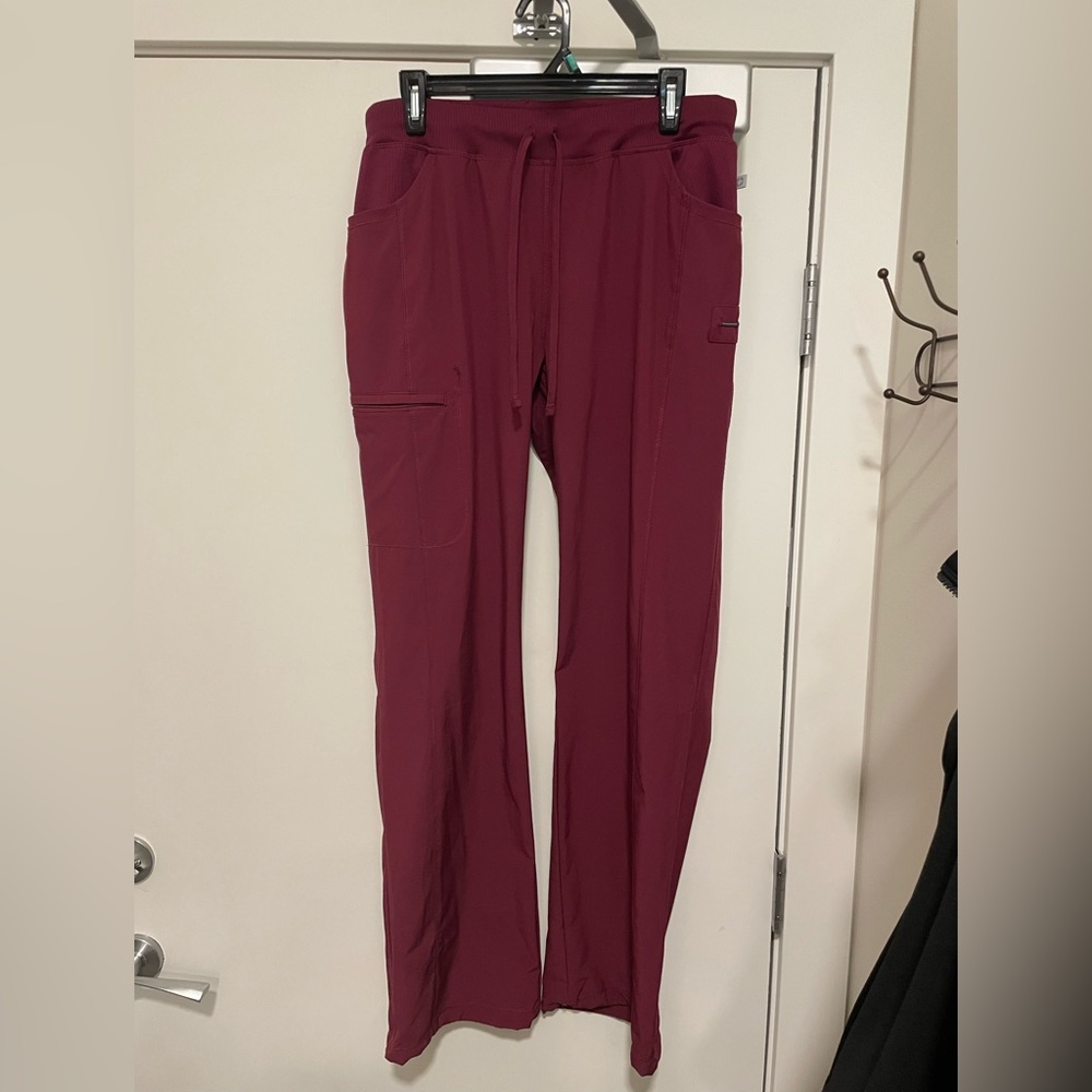 Infinity by Cherokee Medium Tall Straight Leg Pants “Wine”
